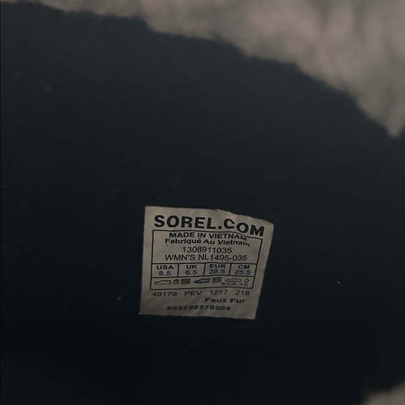 Sorel waterproof winter Boots with Fur Trim women’s 8.5 - Picture 8 of 12